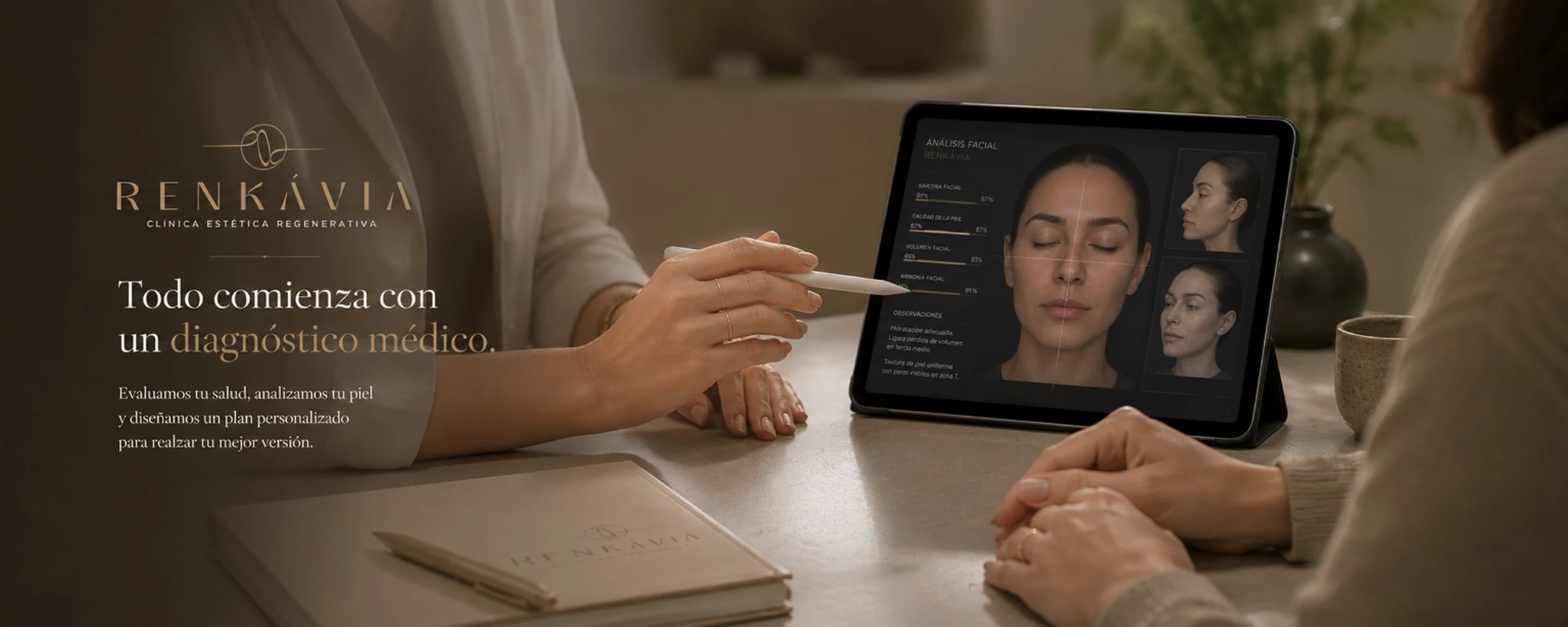 Todo comienza con un diagnóstico médico personalizado en RENKÁVIA.